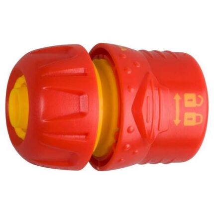 GRINDA GL-34, 3/4", соединитель быстросъёмный с запирающим механизмом, для шланга