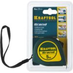 KRAFTOOL GRAND 5м / 25мм рулетка с ударостойким корпусом (ABS) и противоскользящим покрытием — изображение 4