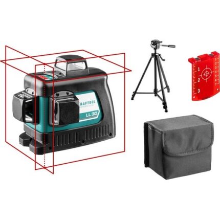 KRAFTOOL LL 3D #3 нивелир лазерный со штативом ST-160, в коробке