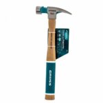 Молоток-гвоздодер, 280 г, угол 75, магнит, обрезиненная рукоятка American hickory GROSS — изображение 5