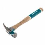 Молоток-гвоздодер, 450 г, угол 45, магнит, обрезиненная рукоятка American hickory GROSS — изображение 4