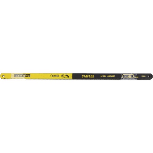 Polotno-STAYER-PROFI-STAYER-FLEX-po-metallu-bimetallicheskoe-18TPI-300-mm-50-sht Полотно STAYER "PROFI" "STAYER-FLEX" по металлу, биметаллическое, 18TPI, 300 мм, 50 шт — изображение 1