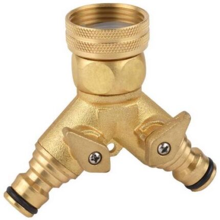 RACO PROFI 3/4" x 1", распределитель поливочный, с внутренней резьбой, двухканальный, из латуни