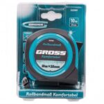 Рулетка Komfortabel 10 м х 25 мм, обрезиненный корпус Gross — изображение 4