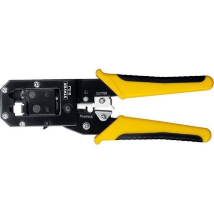 S-RJ кримпер универсальный, RJ45, RJ11/RJ12, STAYER Professional