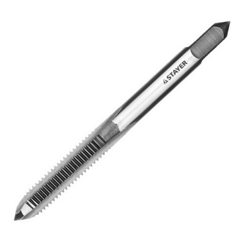 STAYER-M5h0.8-metchik-dlya-skvoznyh-otverstij-odinarnyj STAYER М5х0.8, метчик для сквозных отверстий, одинарный — изображение 1