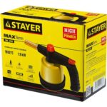 STAYER MaxTerm ML200 паяльная лампа газовая с пъезоподжигом, на прокалываемый баллон 90х95 мм 190 гр., 1850°С — изображение 6