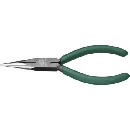 Тонкогубцы KRAFTOOL "KRAFT-MINI", обливные рукоятки, CrV сталь, 140мм