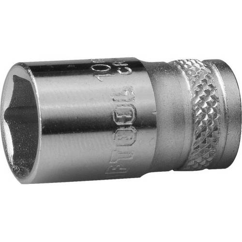 Tortsovaya-golovka-KRAFTOOL-INDUSTRIE-QUALITAT-Cr-V-FLANK-hromosatinirovannaya-14-10-mm Торцовая головка KRAFTOOL "INDUSTRIE QUALITAT", Cr-V, FLANK, хромосатинированная, 1/4", 10 мм — изображение 1