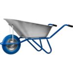 ЗУБР ПТ-100 тачка садово-строительная одноколесная, 180 кг — изображение 4